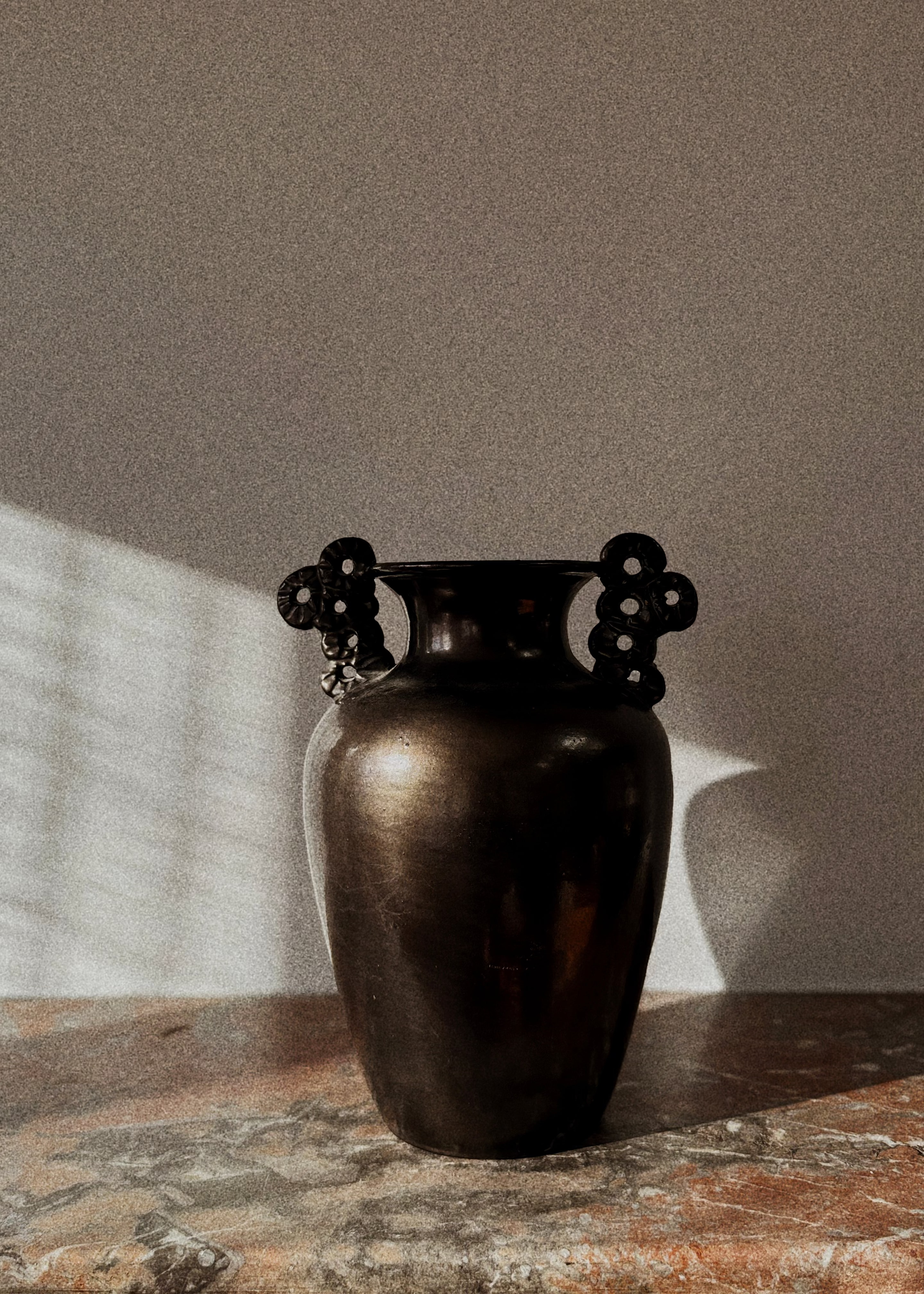Vase Italien Céramique Noire