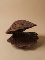 Panier Coquillage en osier tressé