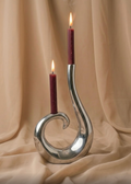 Vase Spiral Chrome