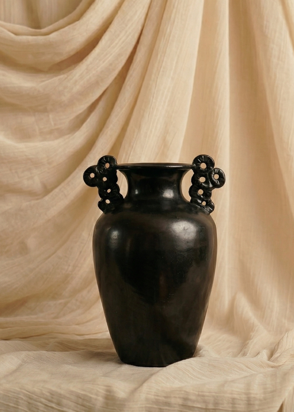 Vase Italien Céramique Noire