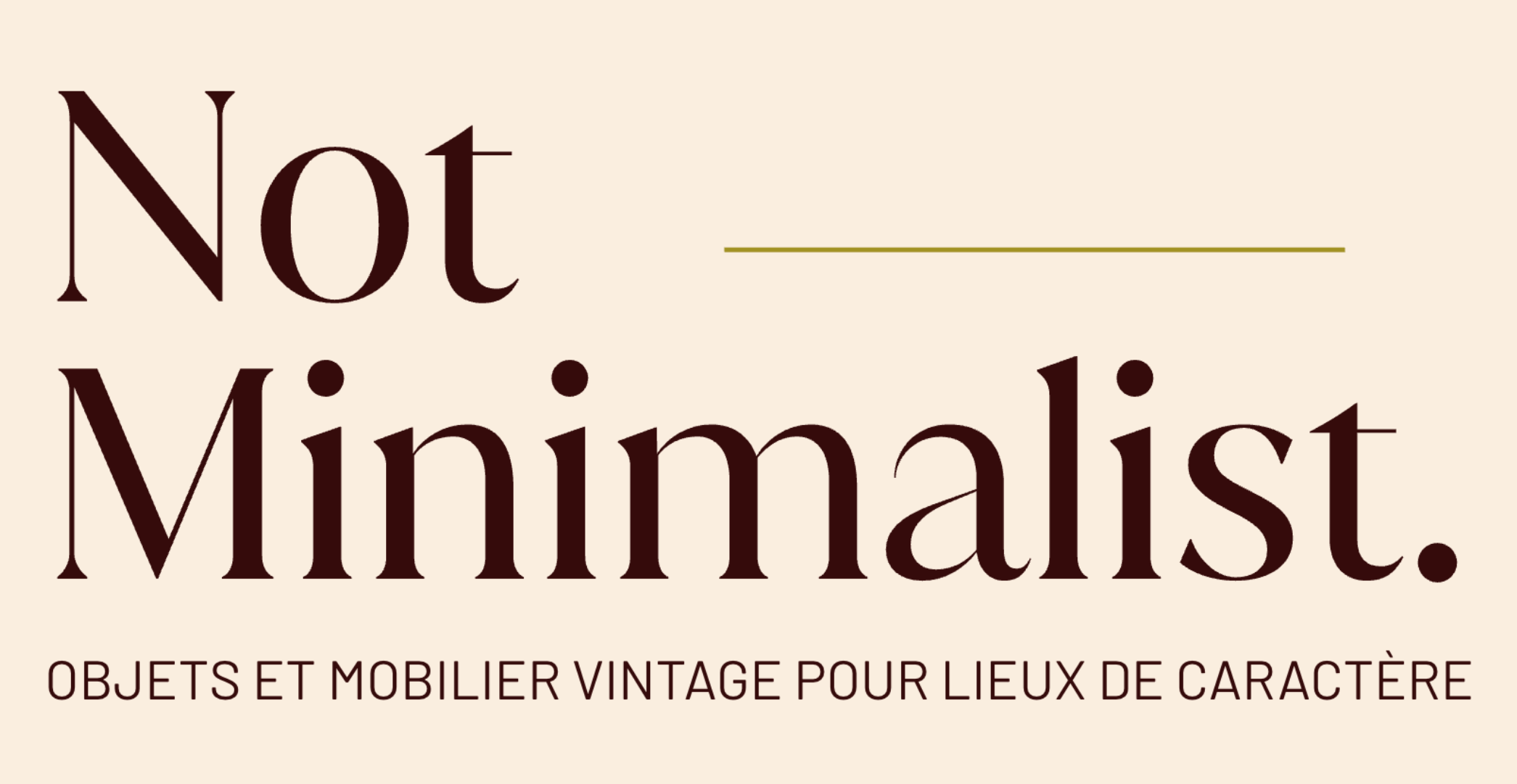 Not Minimalist. 