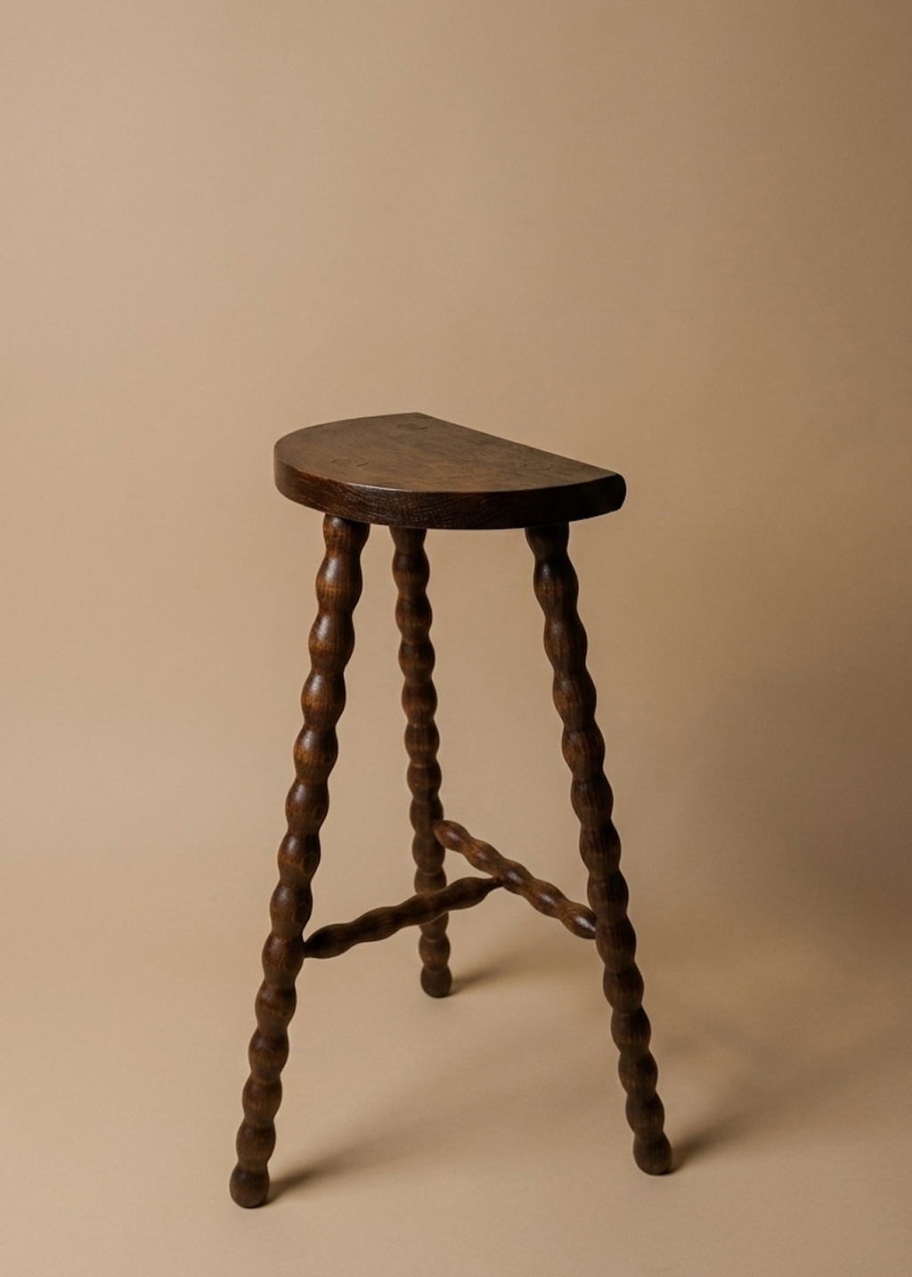 Tabouret Torsadé en bois