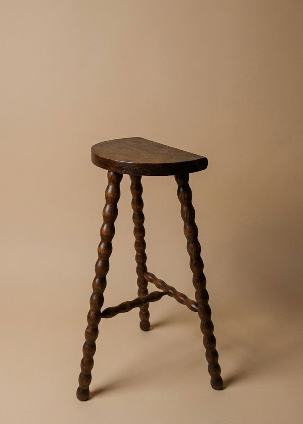Tabouret Torsadé en bois