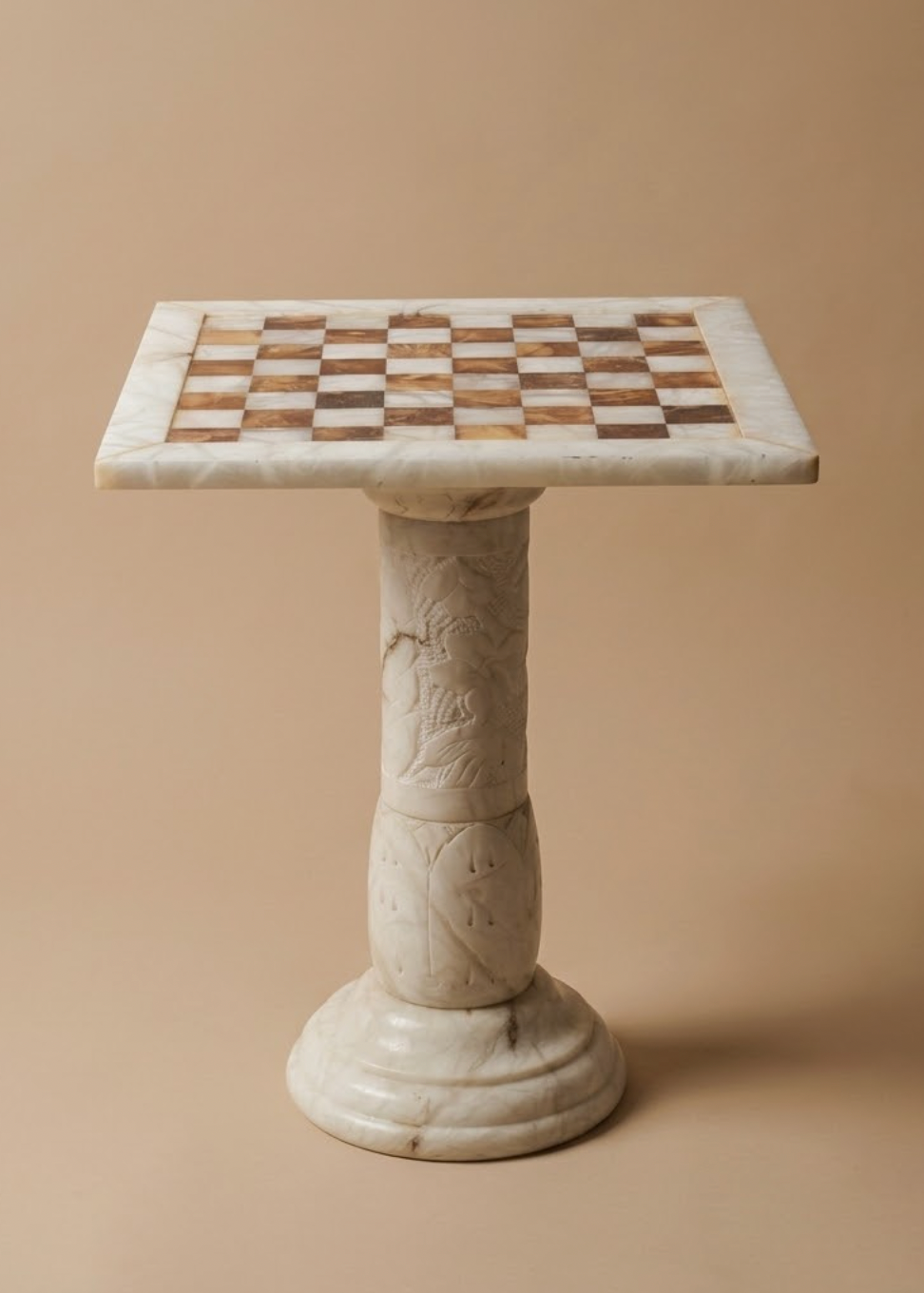 Table d'appoint en albâtre