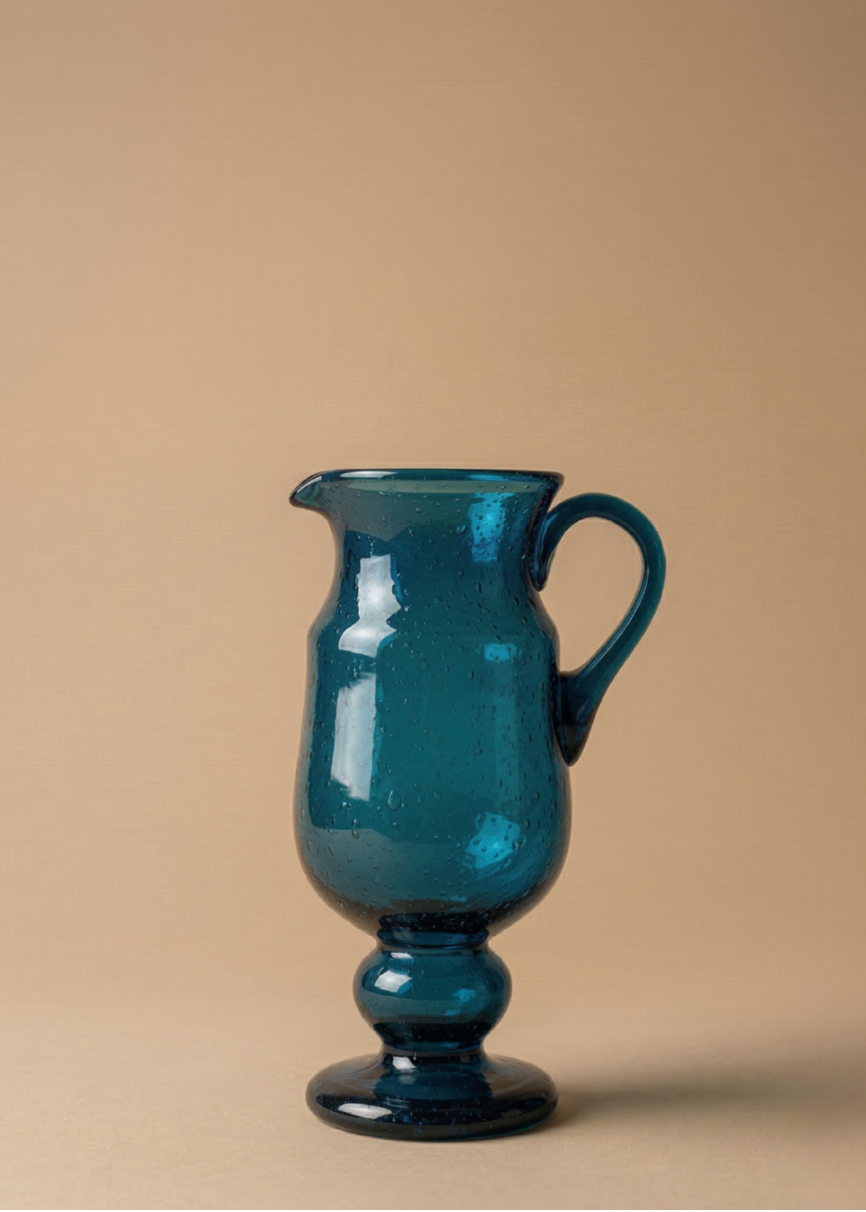 Pichet Bleu Style Antique