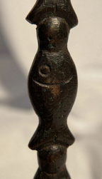 Bougeoir Sculptural "Poissons" – Bronze Patiné