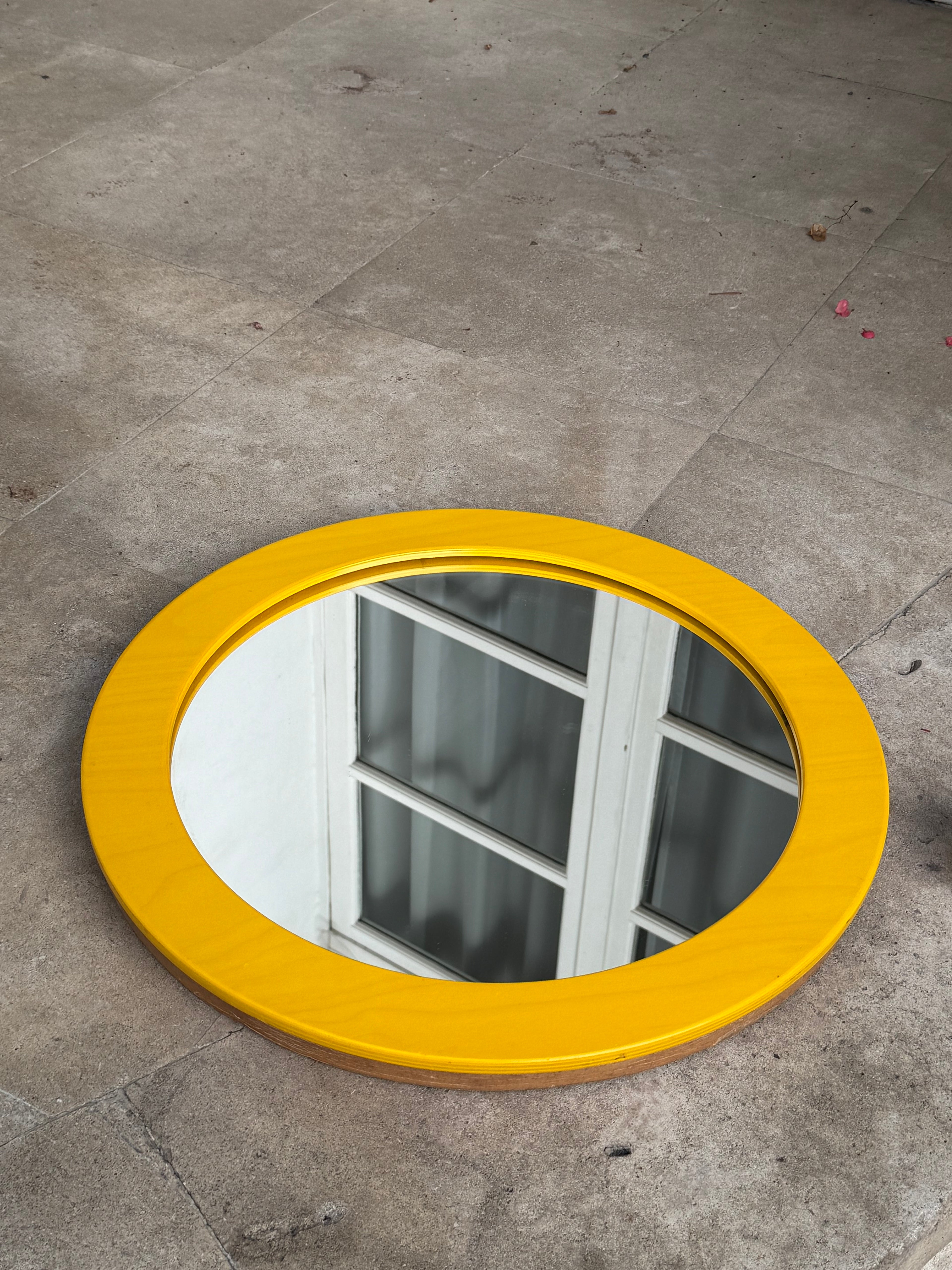 Miroir Rond Citron