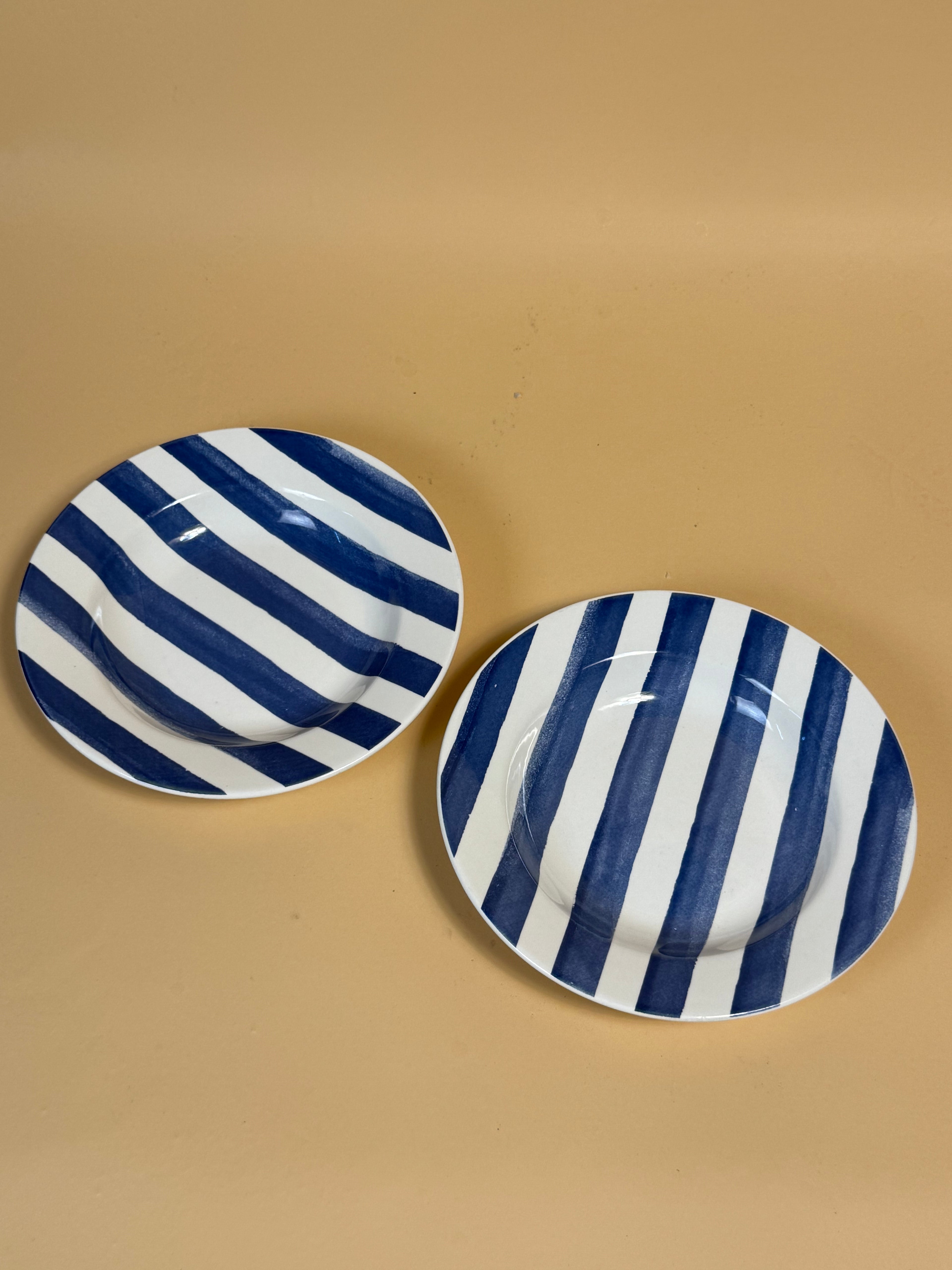 Assiettes Rayées