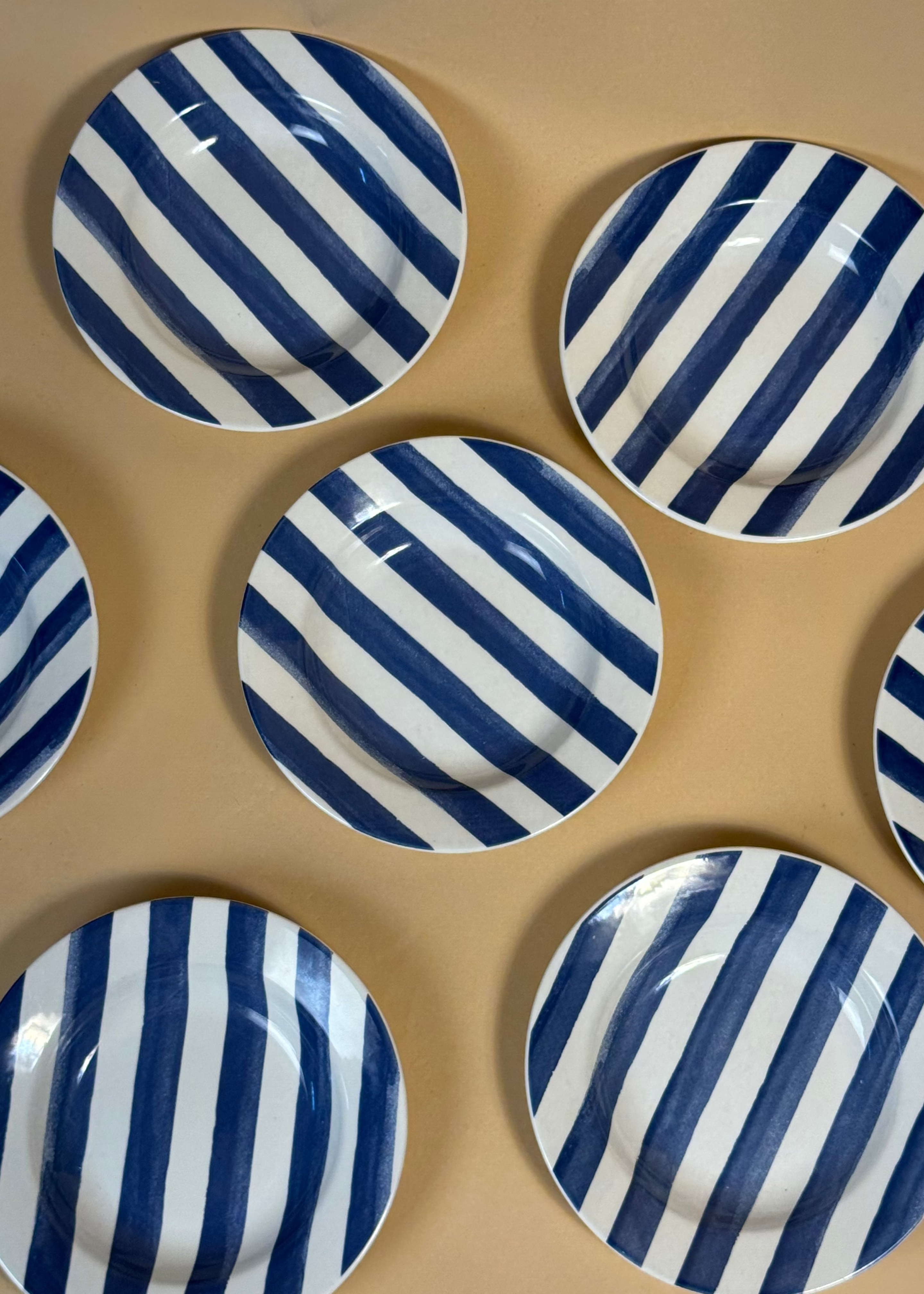 Assiettes Rayées