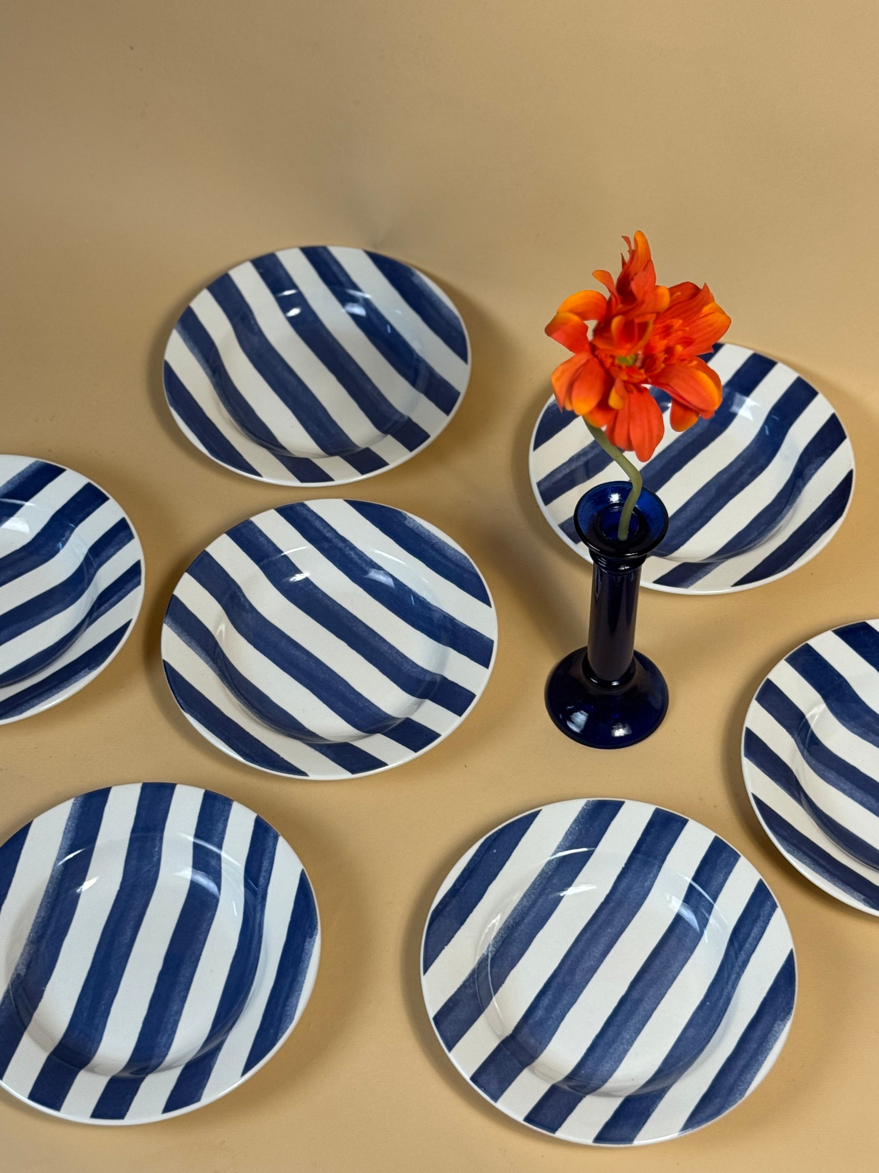 Assiettes Rayées